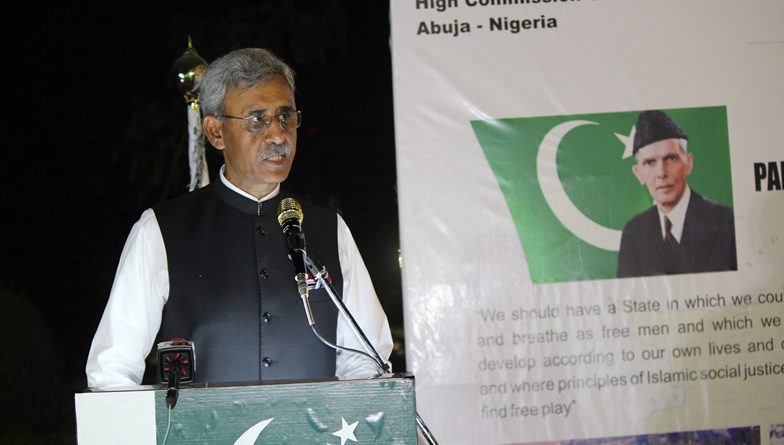The High Commissioner of Pakistan to Nigeria Speaking on the occassion