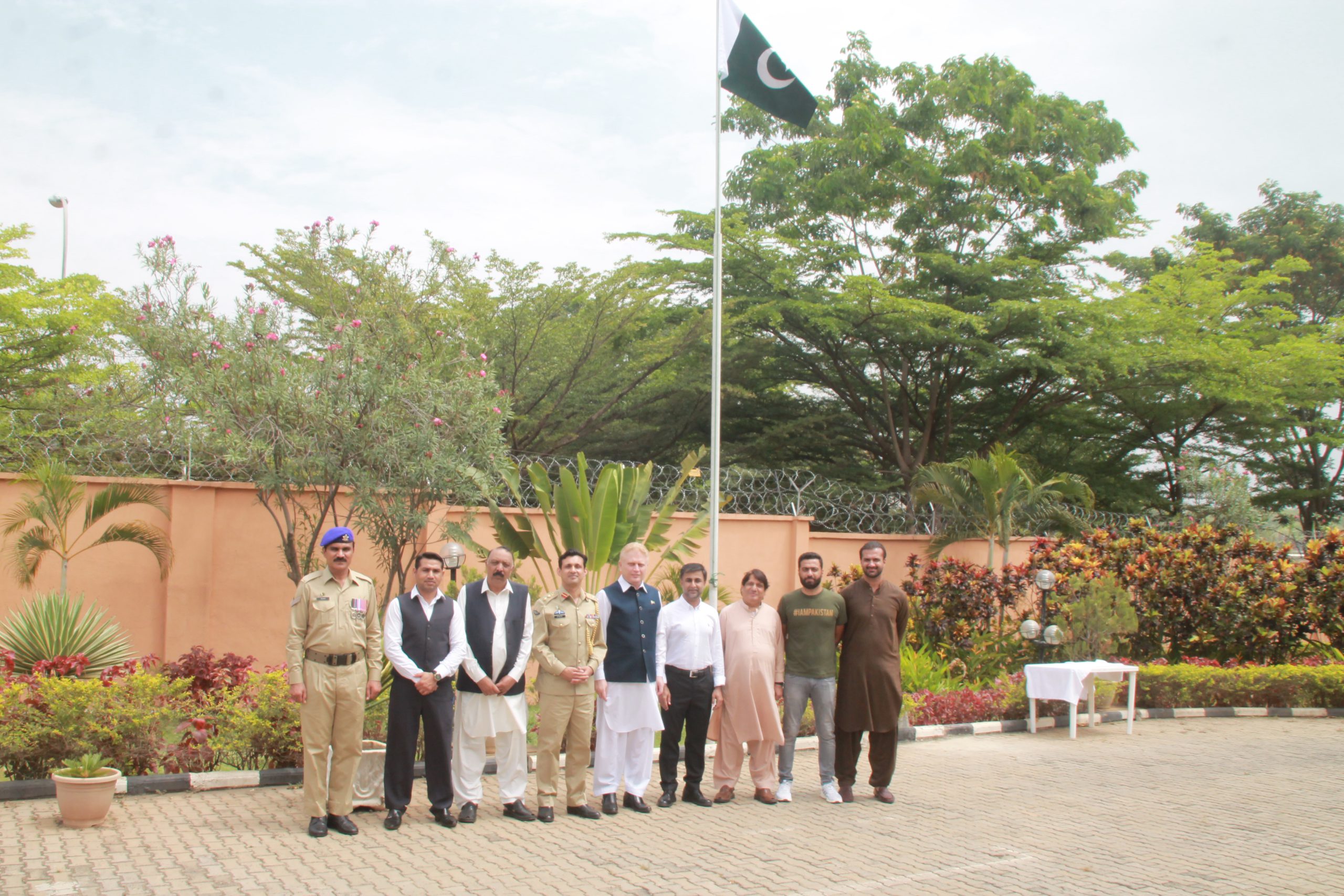 2021 National Day of Pakistan Flag Hoisting Ceremony photograph