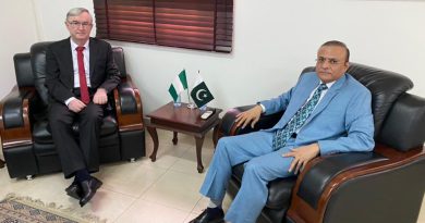 Ambassador of Czech Republic visits the High Commission of Pakistan in Nigeria