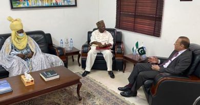 Chairman, FCT Council of Chiefs visits the High Commissioner of Pakistan in Abuja