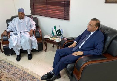 Governor of Kebbi State meeting with the High Commissioner of Pakistan in Nigeria