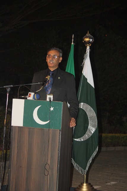High Commissioner of Pakistan Speaking at the Occasion