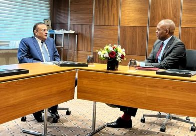 High Commissioner of Pakistan had meeting Tony Elumelu at Transcorp Hilton