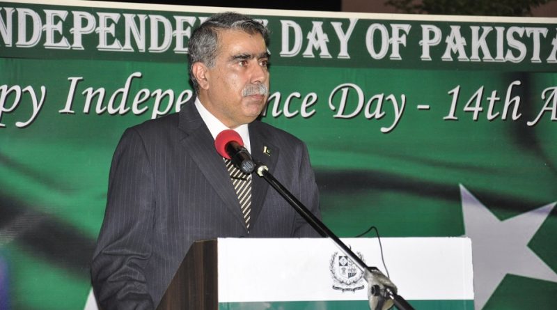High Commissioner of Pakistan to Nigeria delivering the keynote address