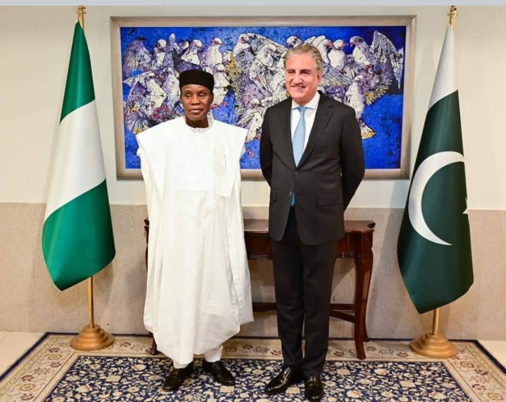 Nigerian Defense Minister meets the Foreign Minister of Pakistan